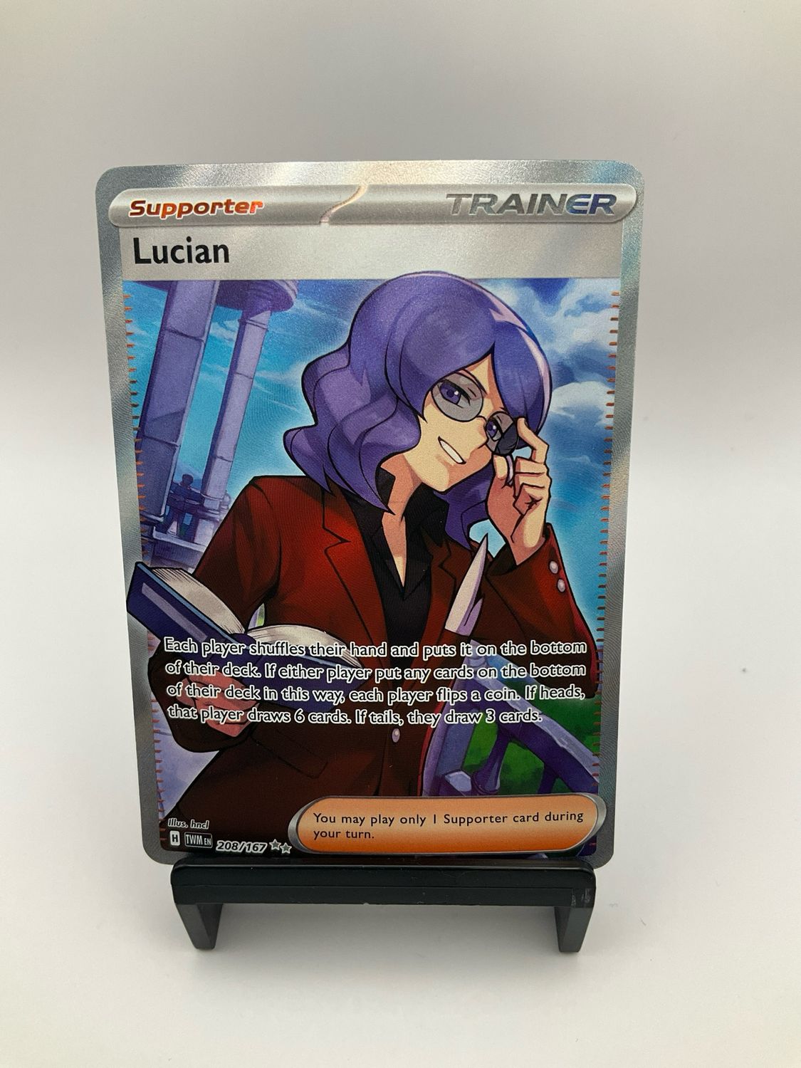 Lucian 208/167 Pokemon Twilight Masquerade Full Art Ultra Rare