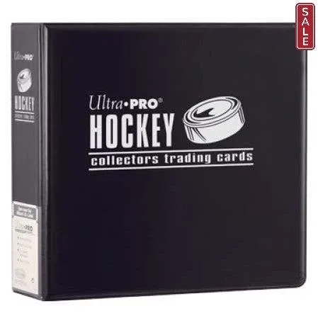 ULTRA PRO BINDER 3&quot; HOCKEY BLACK