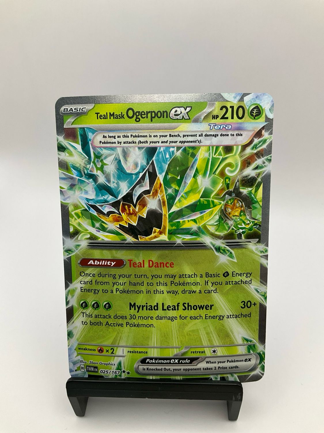 TEAL MASK OGERPON EX 025/167
