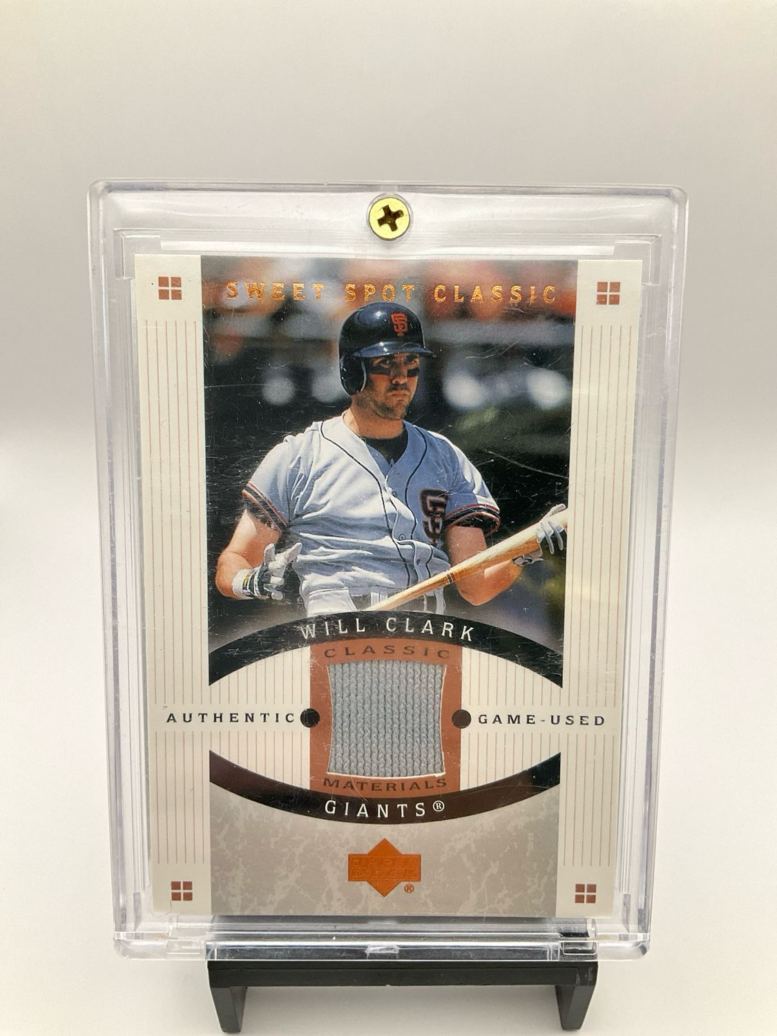 2005 UD WILL CLARK SWEET SPOT CLASSIC PATCH CM-WC