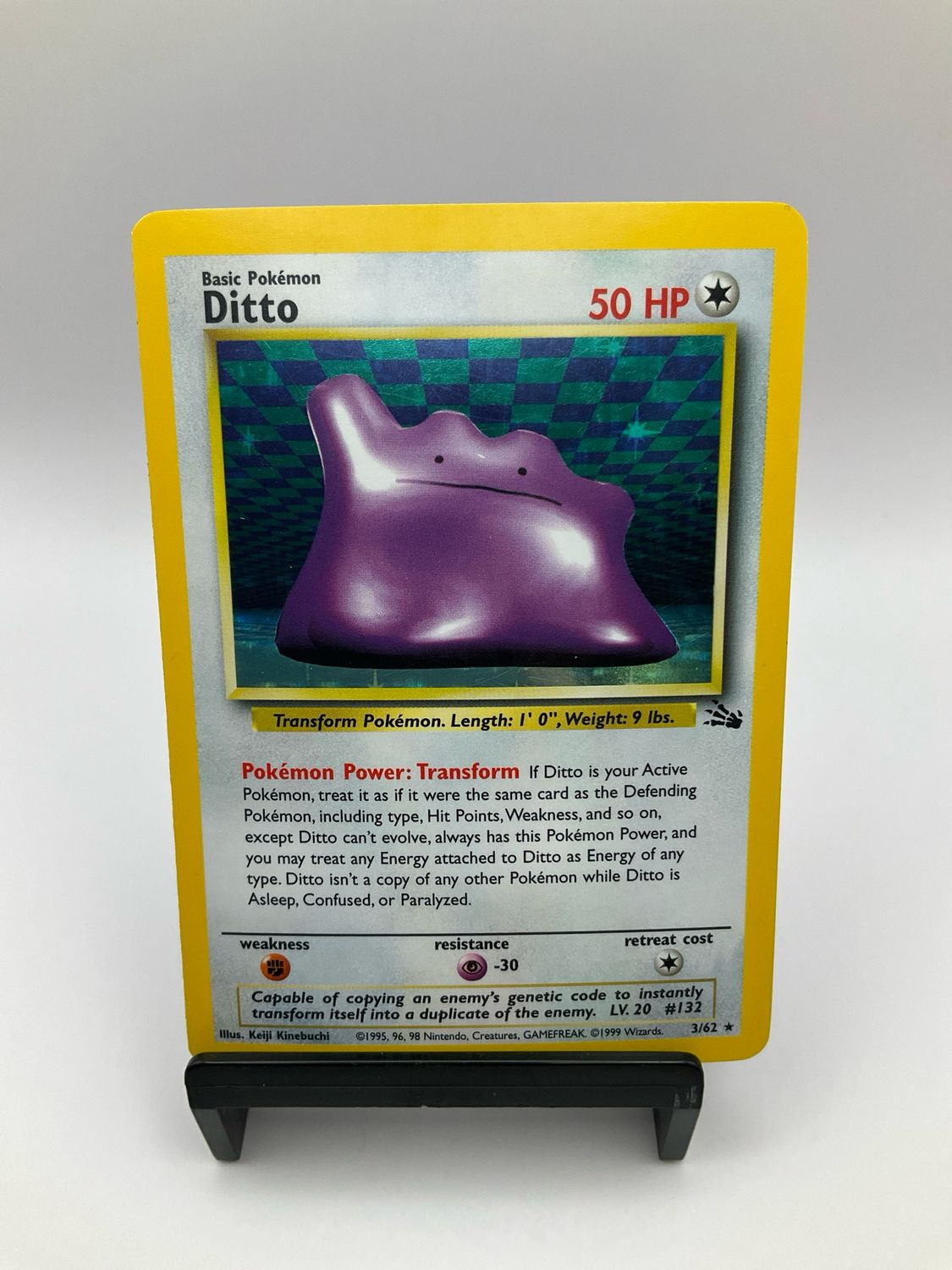 POKEMON FOSSIL DITTO 3/62