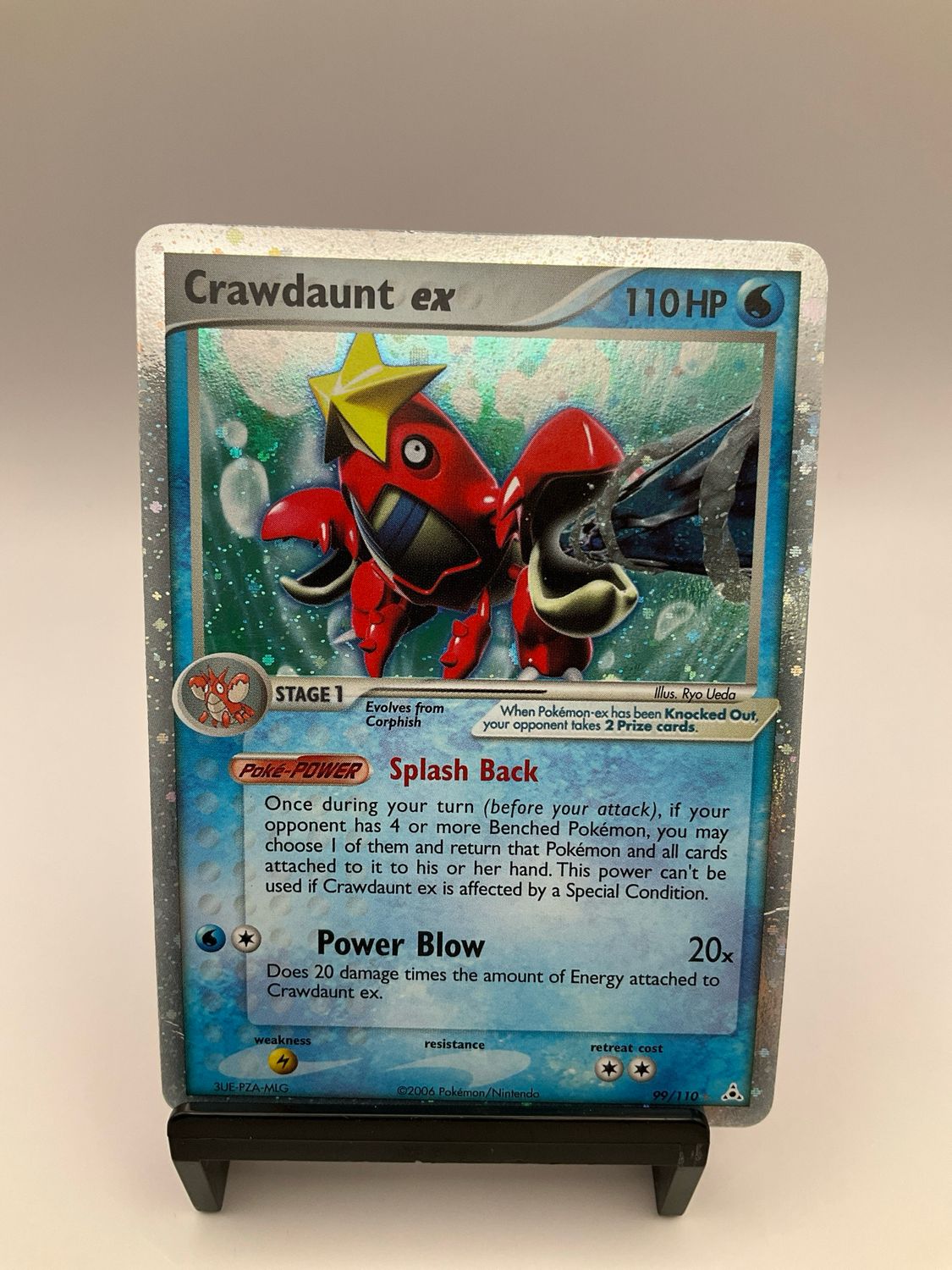 2006 POKEMON CRAWDAUNT EX 99/110