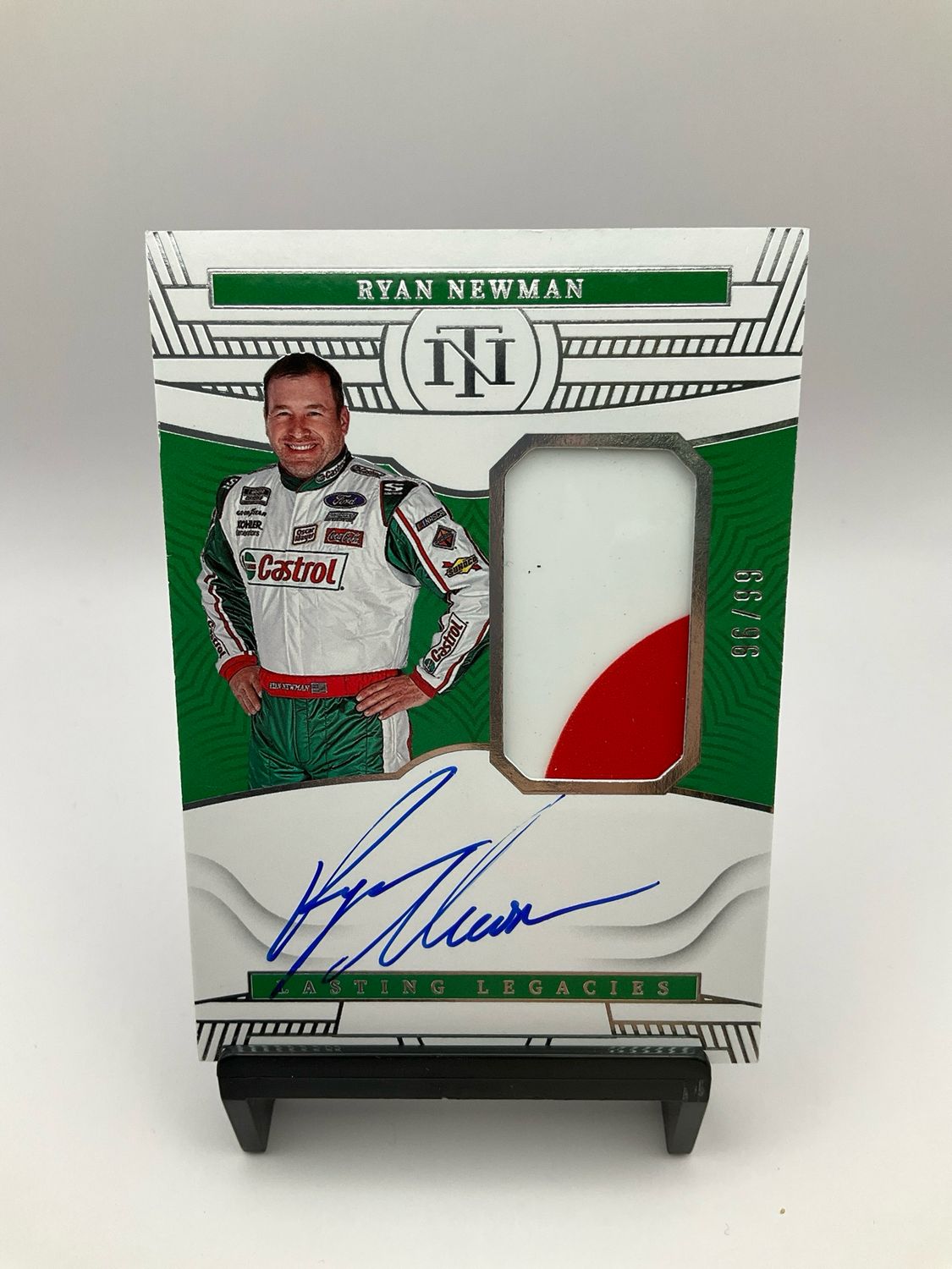 2023 NATIONAL TREASURES RACING RYAN NEWMAN LASTING LEGACIES PATCH AUTO /99