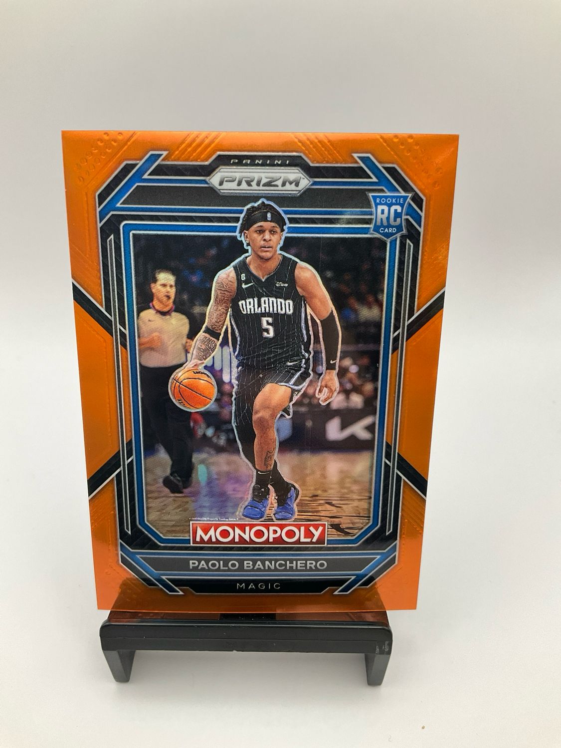 2022/23 PANINI PRIZM MONOPOLY PAOLO BANCHERO ORANGE 060/124