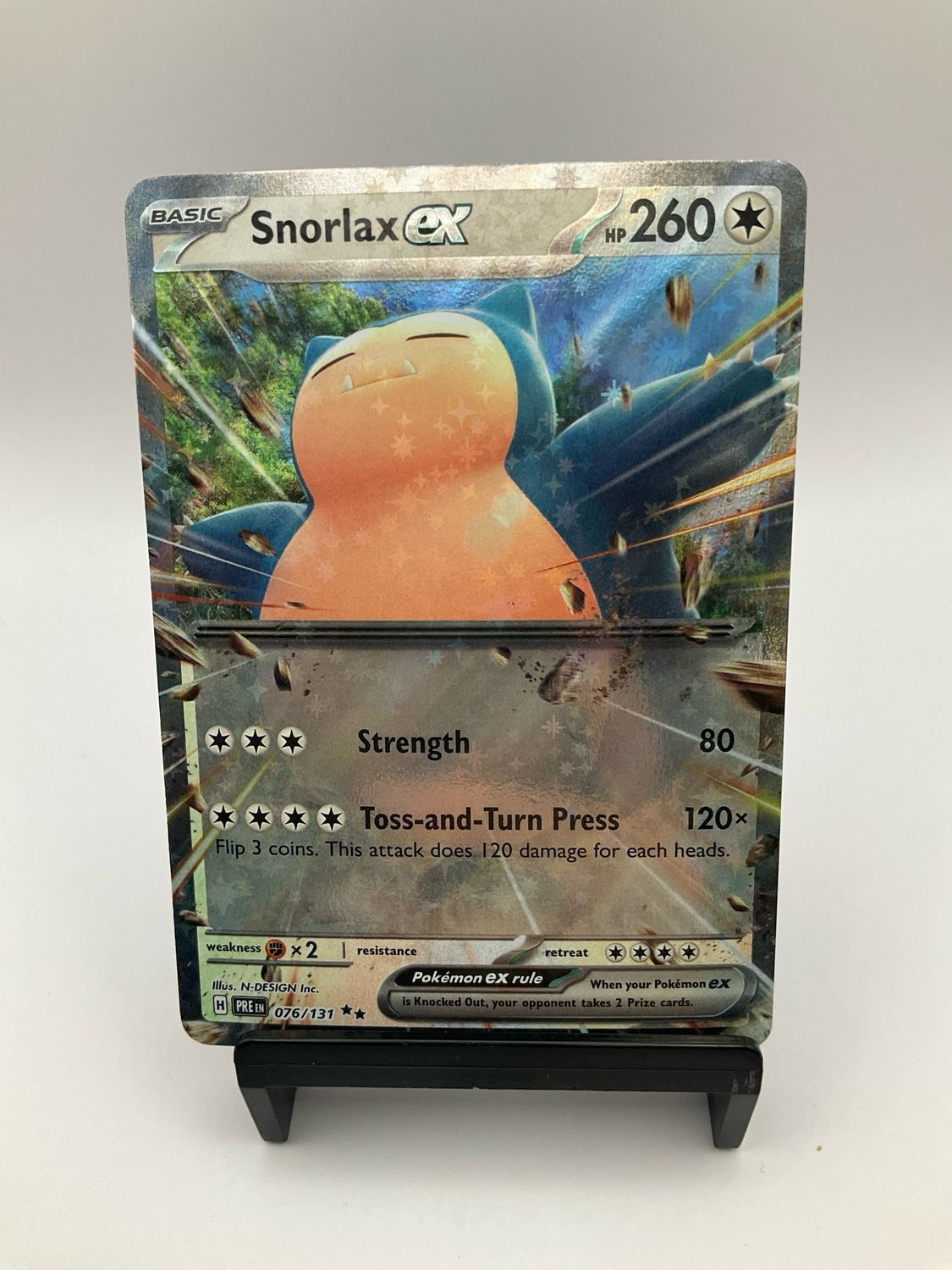 2025 POKEMON SNORLAX EX 076/131