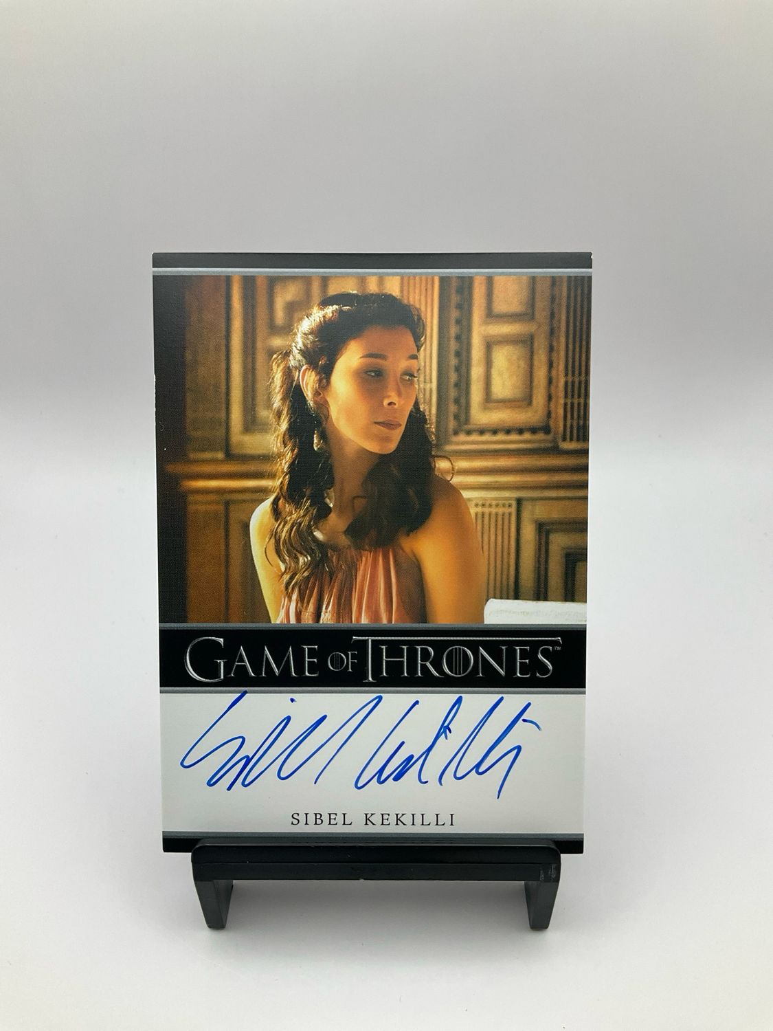 2023 GAME OF THRONES ART &amp; IMAGES SIBEL KEKILLI &quot;SHAE&quot; AUTOGRAPH