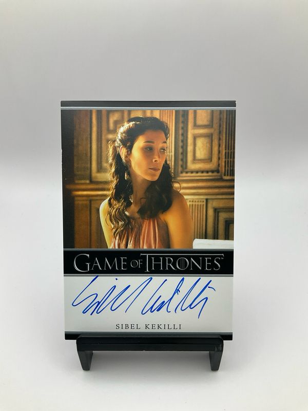 2023 GAME OF THRONES ART &amp; IMAGES SIBEL KEKILLI &quot;SHAE&quot; AUTOGRAPH