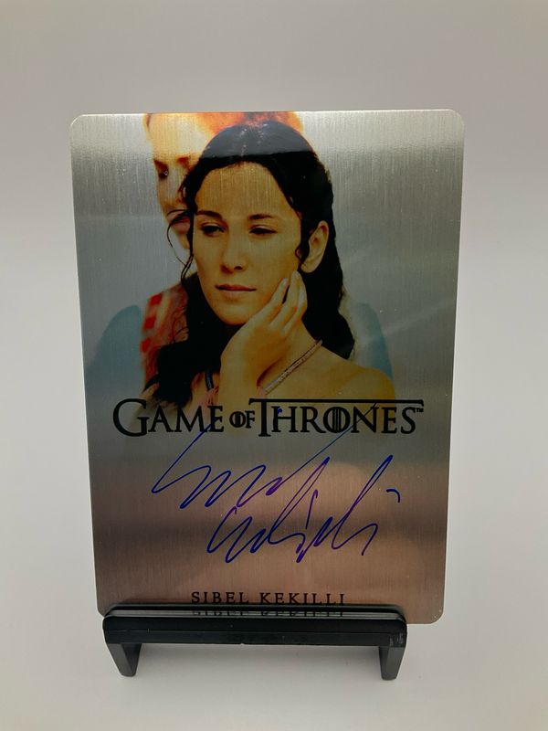 2023 Game of Thrones 36/55 Metal Sibel Kekilli AUTO Shae