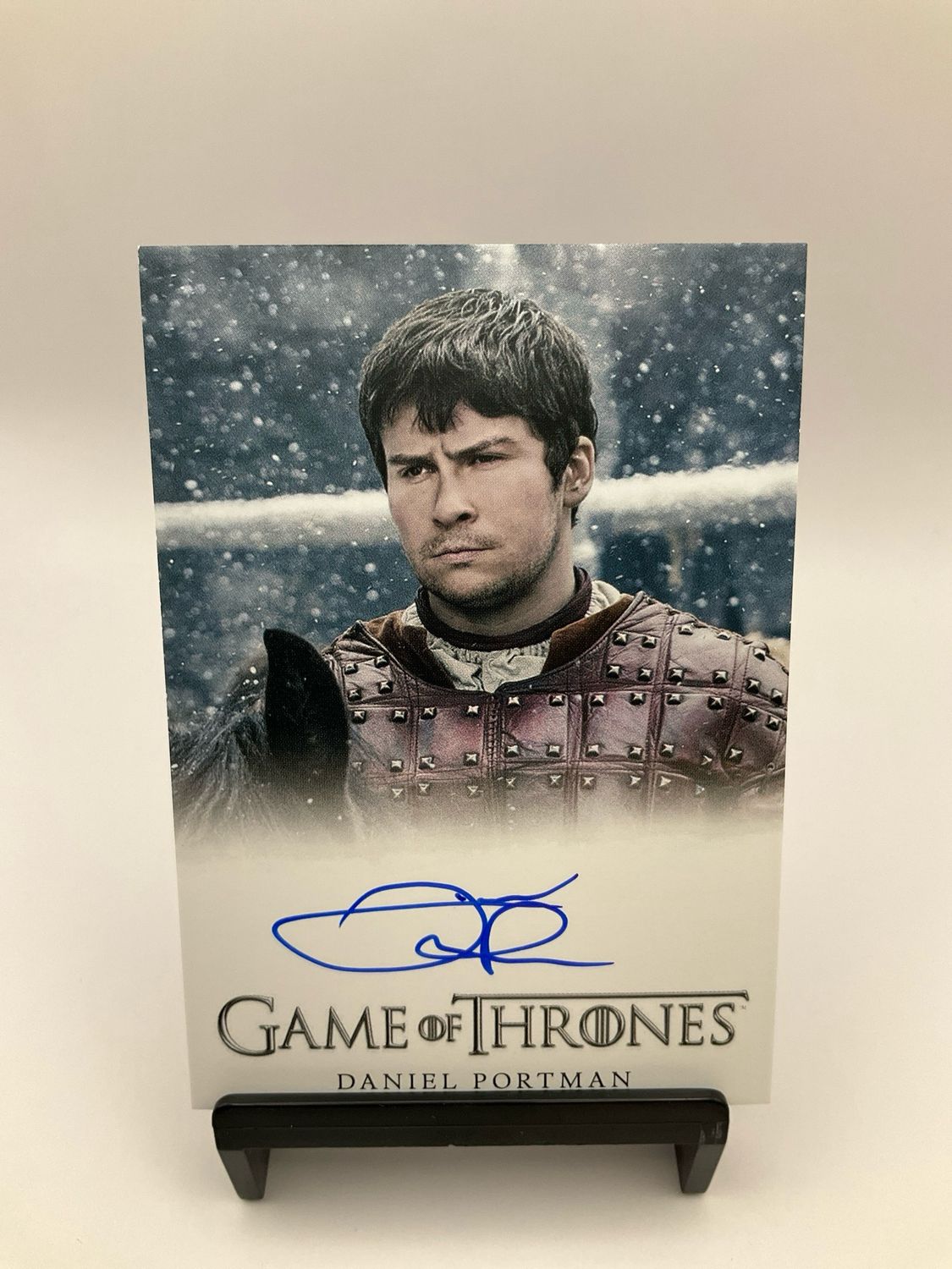 2023 Game of Thrones Arts and Images Auto Daniel Portman as Podrick Payne Bleed