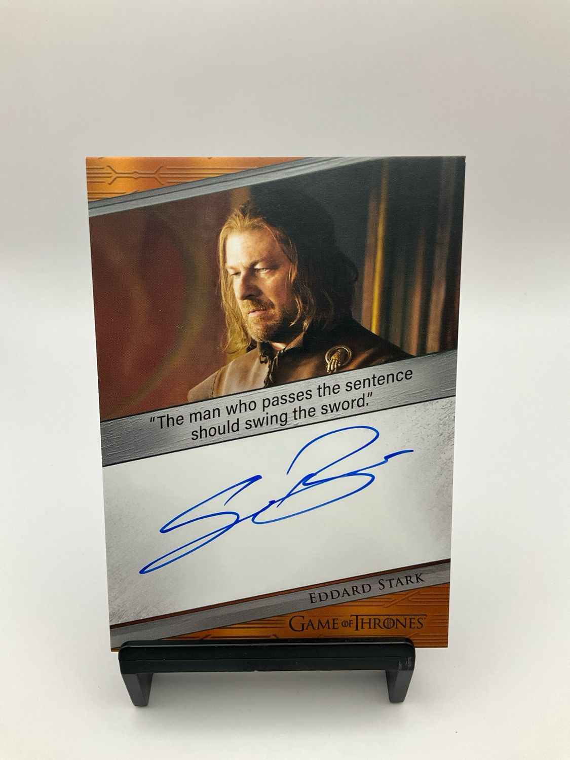 2023 HBO Game Of Thrones Sean Bean As Eddard Stark Auto