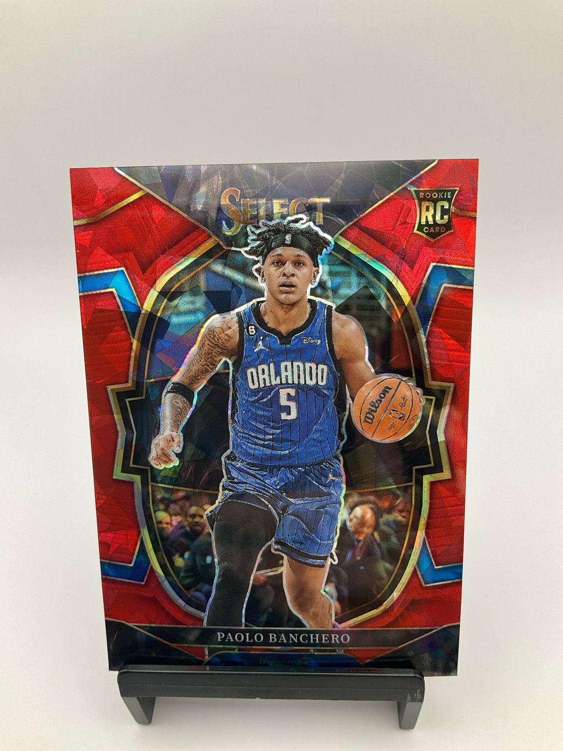 2022/23 SELECT RED CRACKED ICE PAOLO BANCHERO