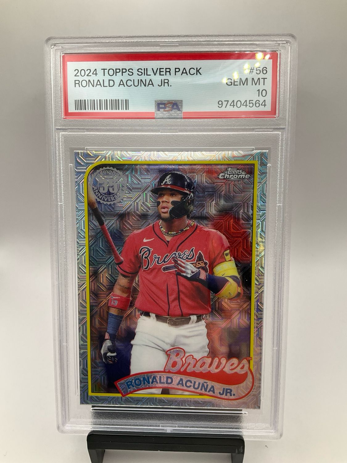 2024 TOPPS SILVER PACK RONALD ACUNA JR PSA 10