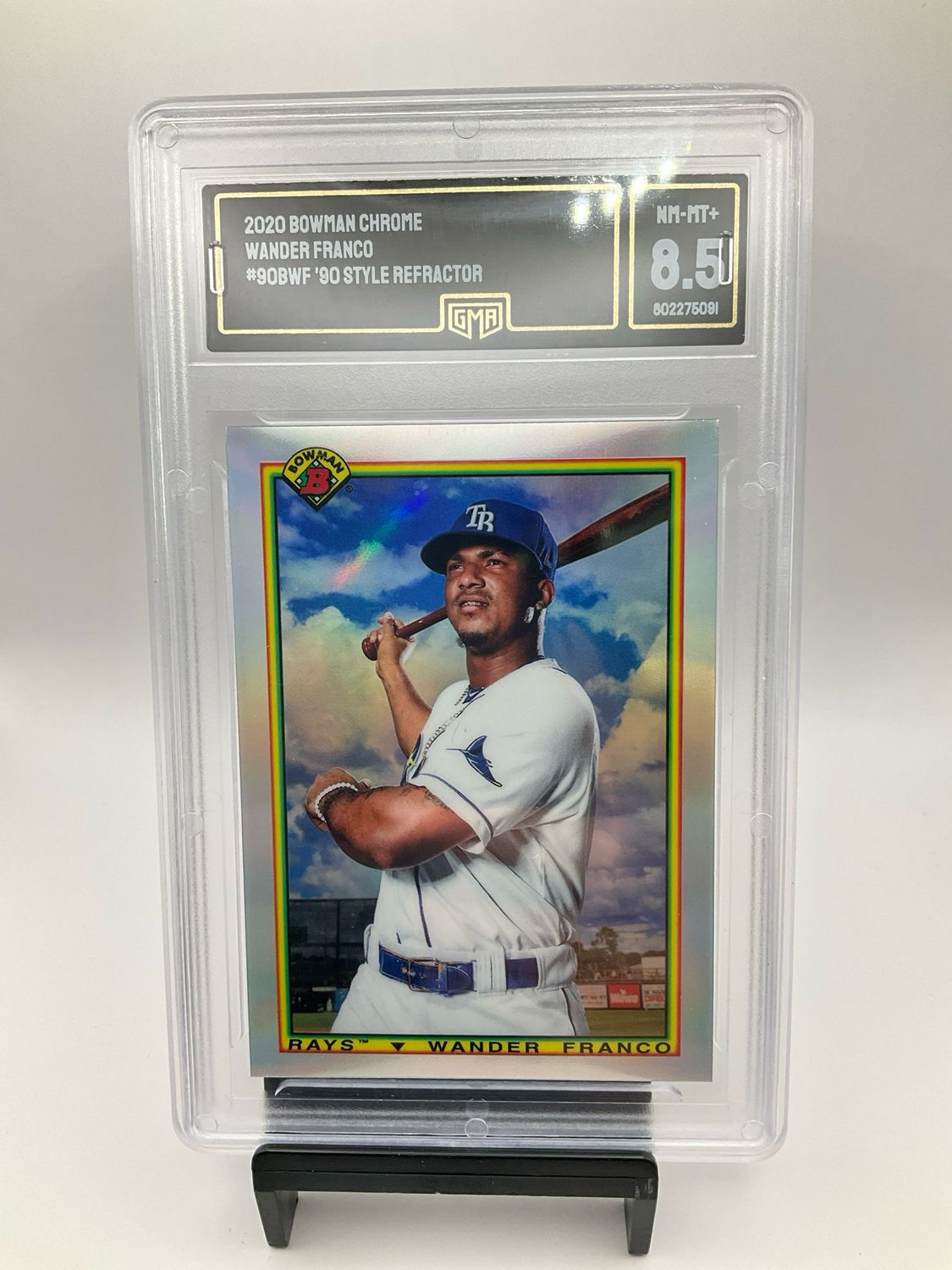 2020 BOWMAN CHROME WANDER FRANCO  GMA 8.5