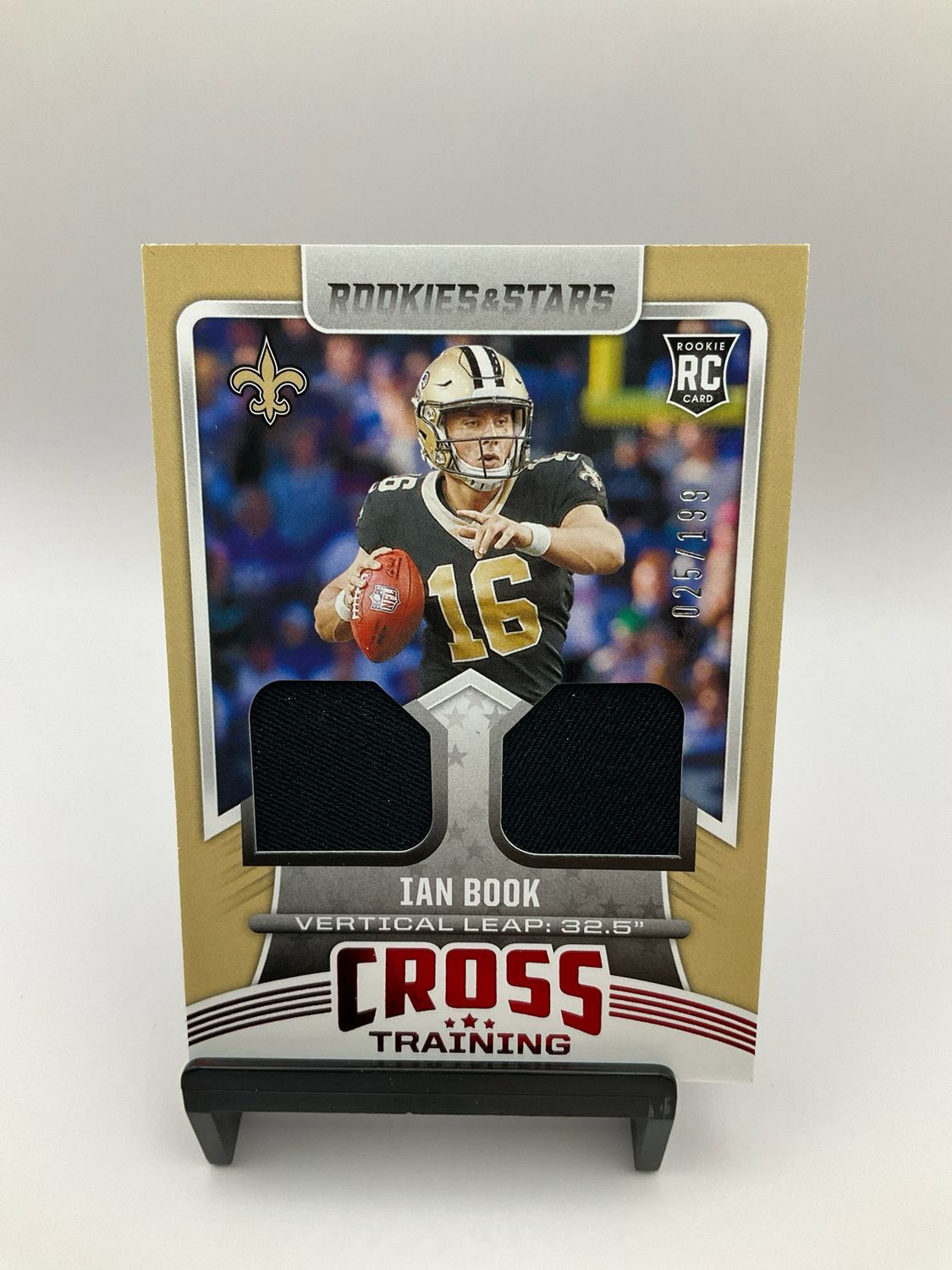2021 ROOKIES &amp; STARS CROSS TRAINING IAN BOOK DUAL PATCH /199
