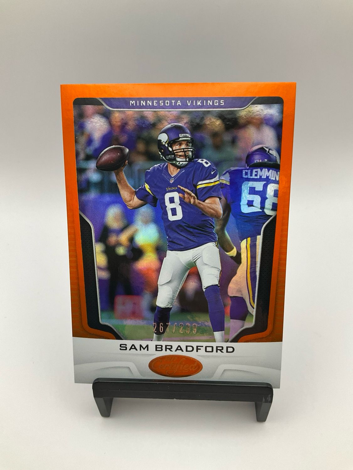 2017 CERTIFIED SAM BRADFORD ORANGE 267/299