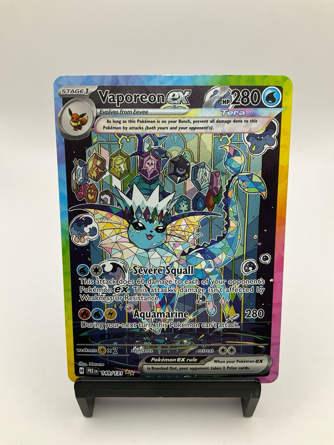 2025 POKEMON VAPOREON EX 149/131