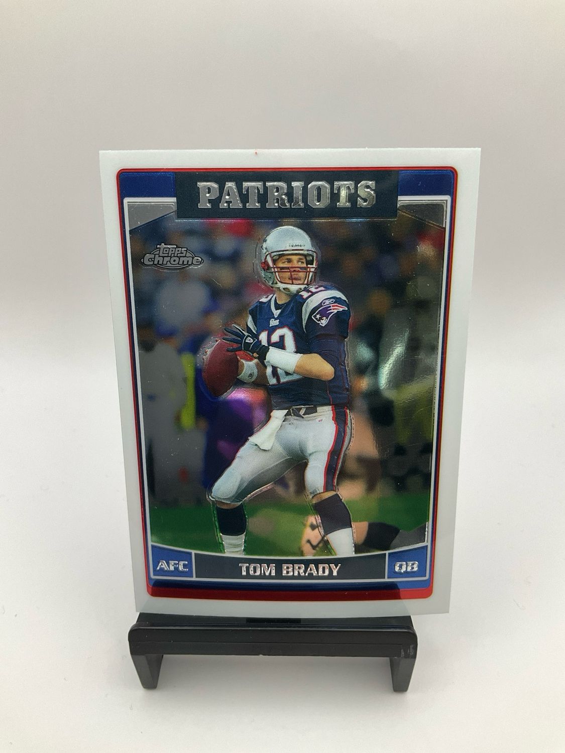 2006 TOPPS CHROME TOM BRADY NO.106