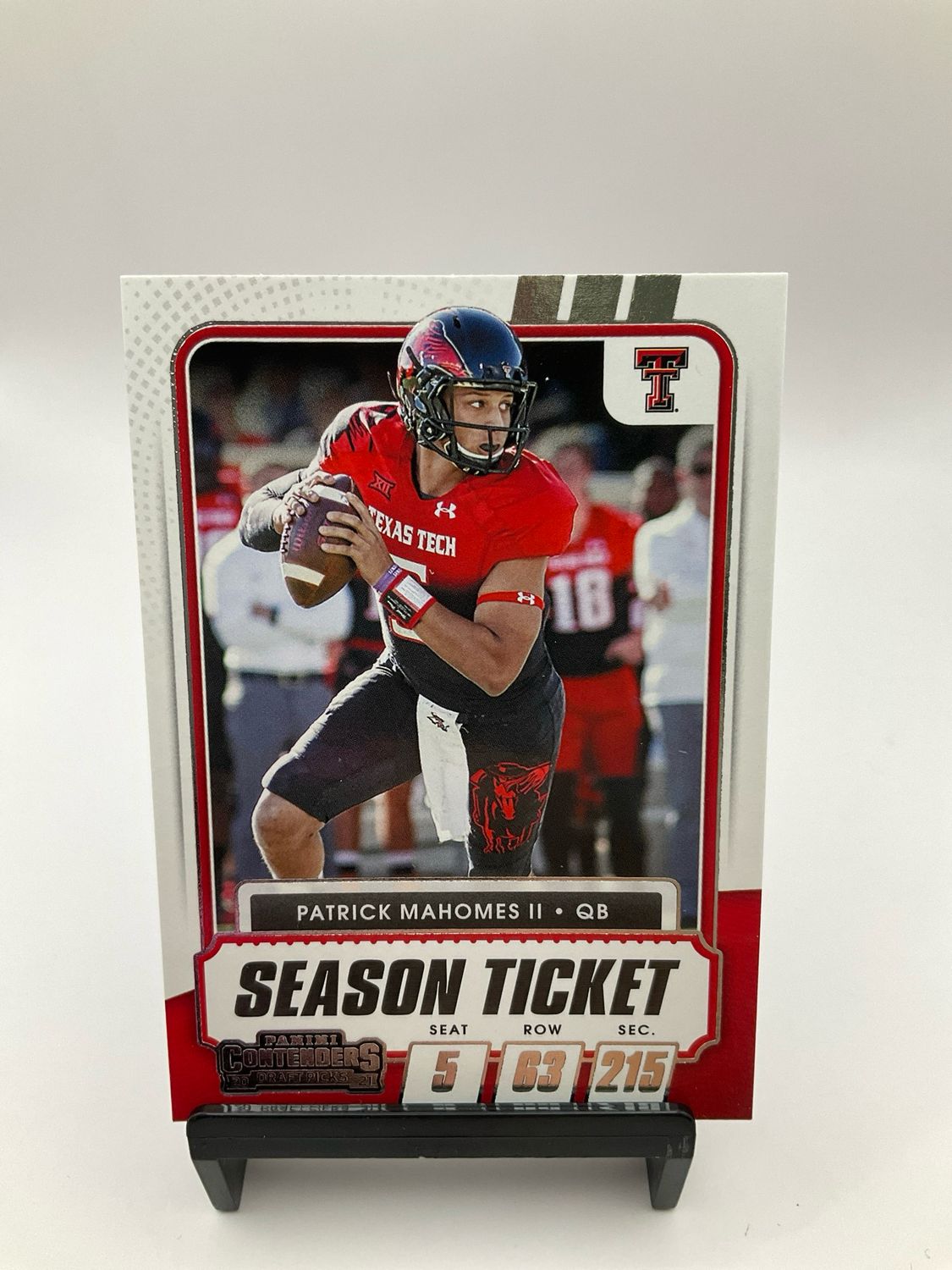 2021 CONTENDERS DRAFT PICKS PATRICK MAHOMES SEASON TICKET N0.1