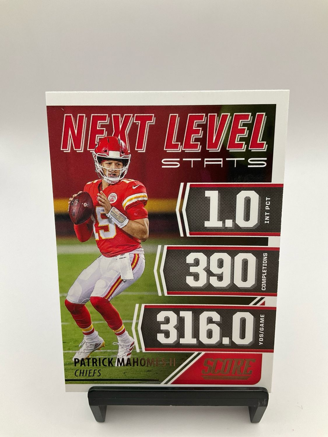 2021 SCORE NEXT LEVEL STATS PATRICK MAHOMES NL2