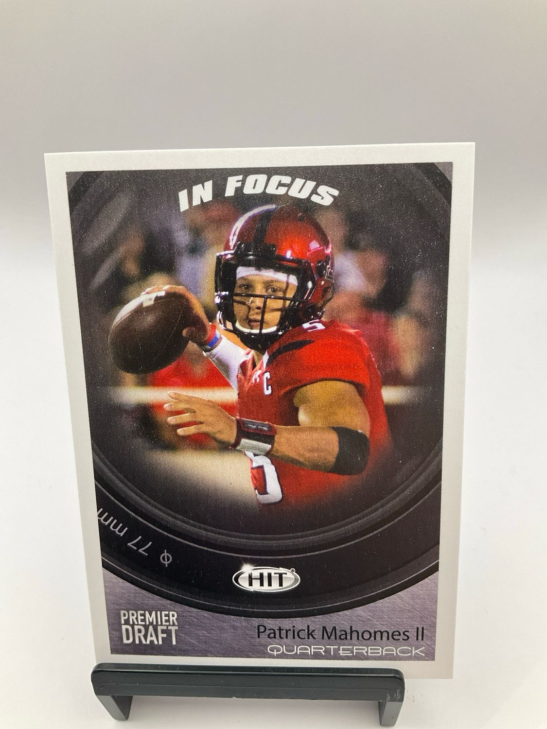 2017 SAGE PREMIER DRAFT IN FOCUS PATRICK MAHOMES NO.43