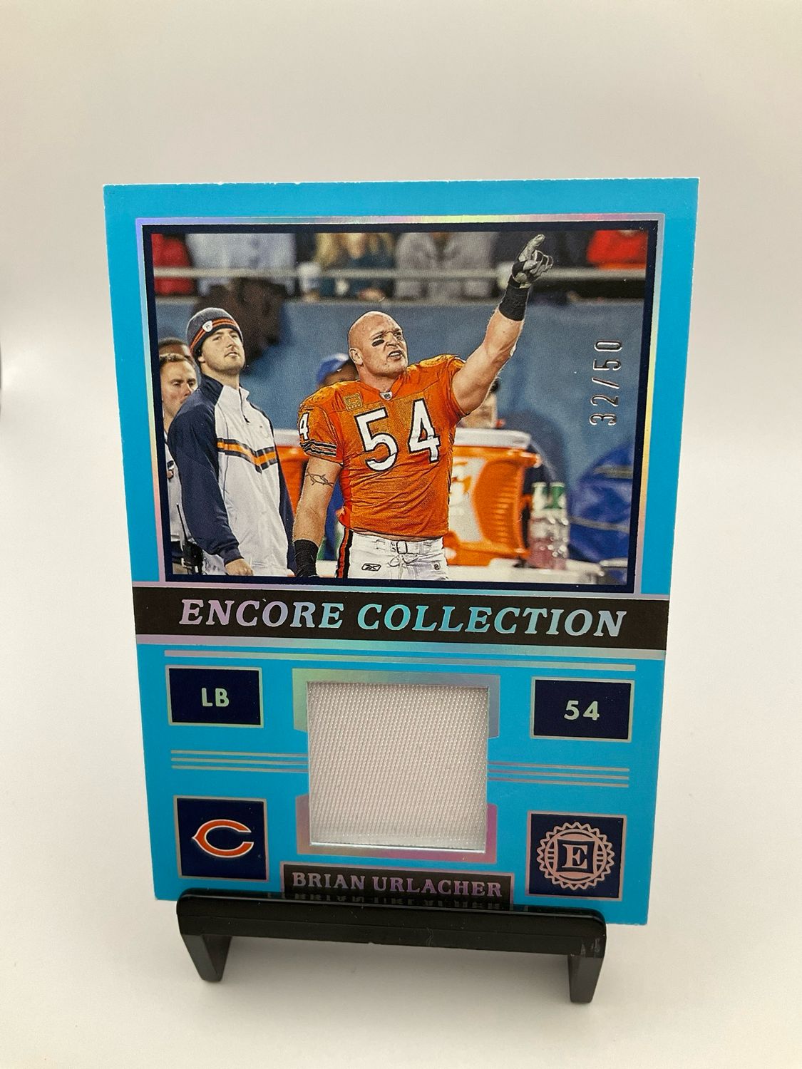 BRIAN URLACHER 2022 Panini Encased Encore Collection PATCH /50