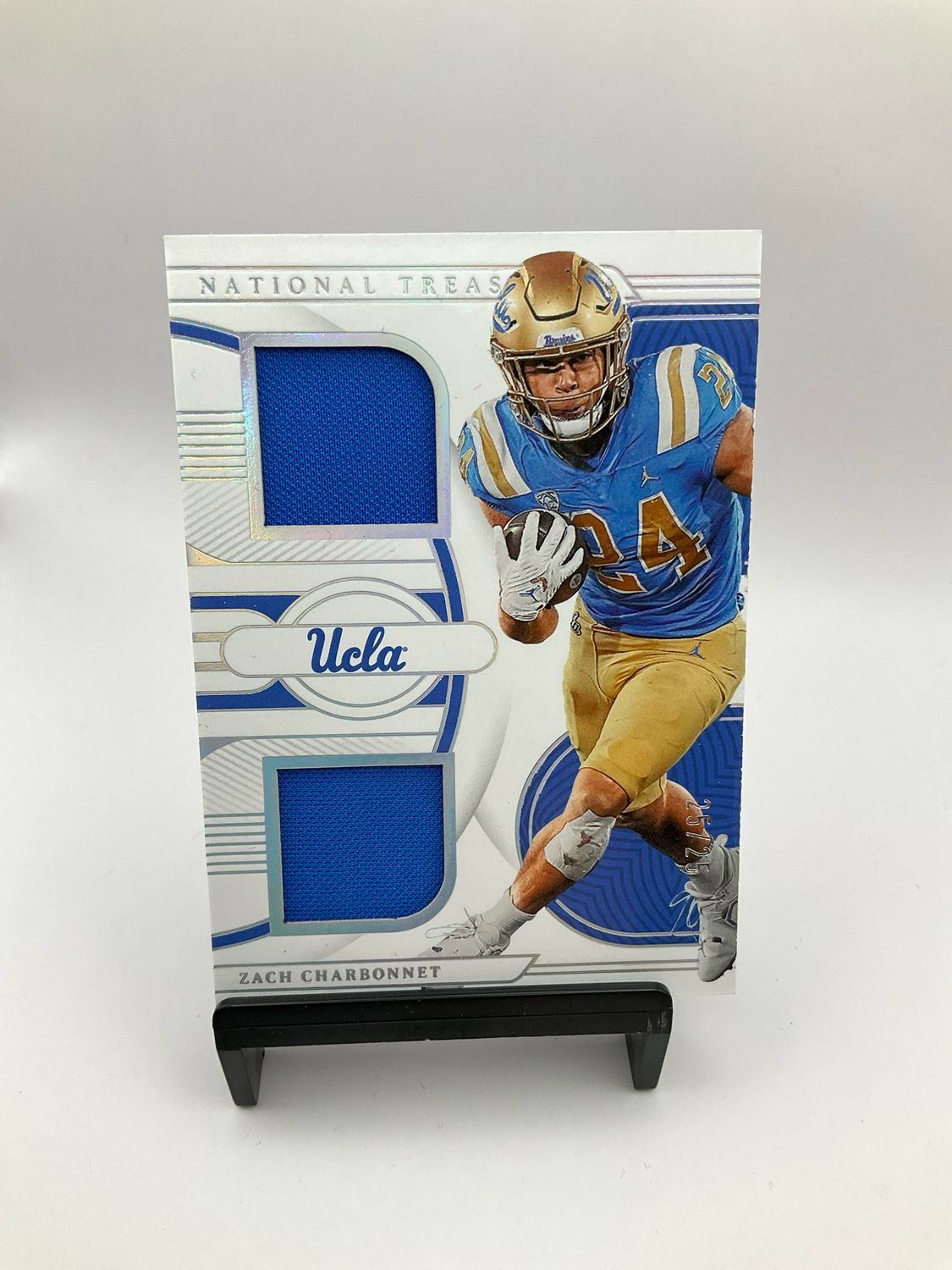 2023 Panini National Treasures Zach Charbonnet 25/25 Patch