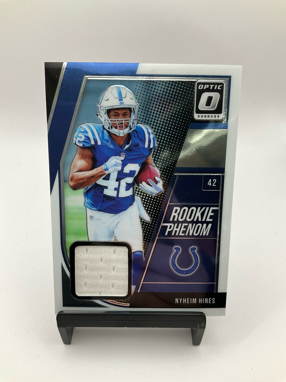 2018 Donruss Optic Rookie Phenom Jerseys Nyheim Hines #RP-NH