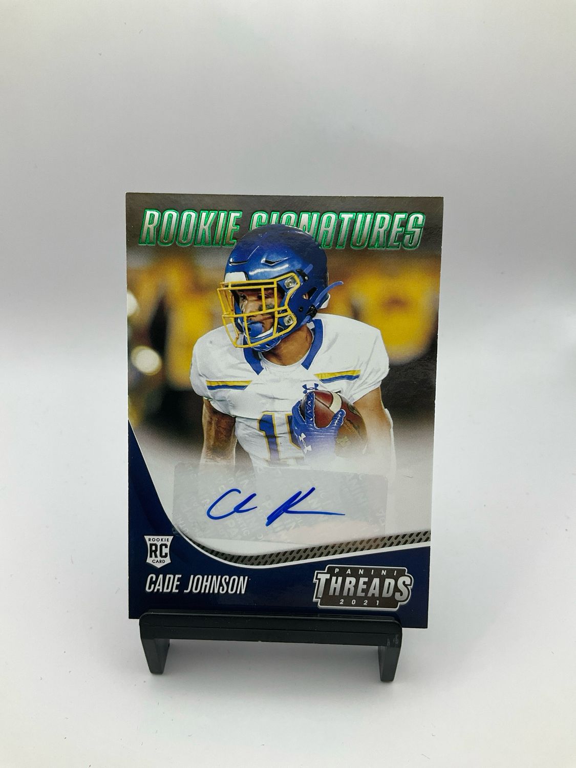 2021 CHRONICLES THREADS DRAFT PICKS CADE JOHSNON AUTO