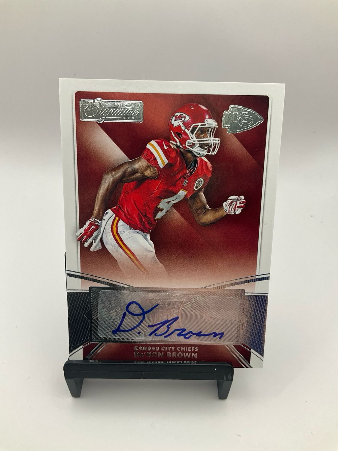 2015 DONRUSS SIGNATURE SERIES DA&#39;RON BROWN AUTO