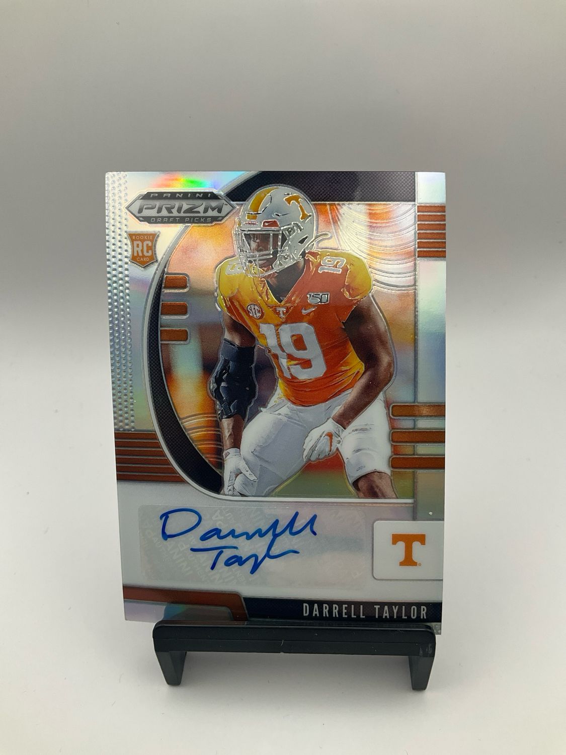 2020 Panini Prizm Draft Picks -Silver Prizm Auto #298 Darrell Taylor