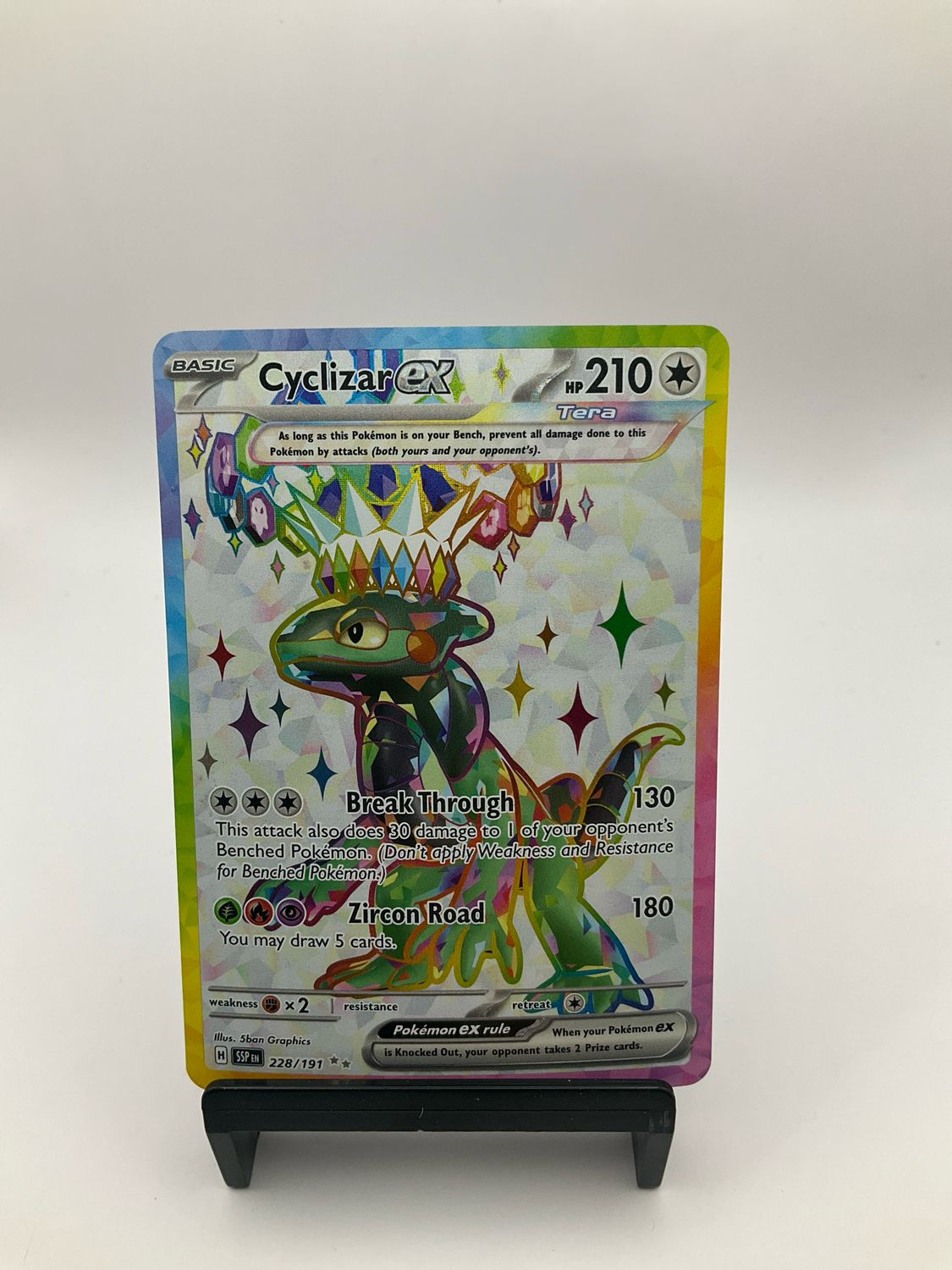 Cyclizar ex 228/191 Full Art Ultra Rare Surging Sparks