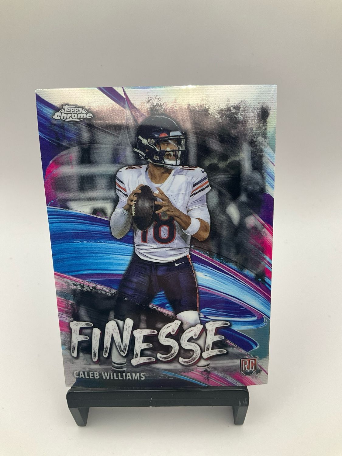 Caleb Williams RC 2024 Topps Chrome Finesse Chicago Bears FT-1