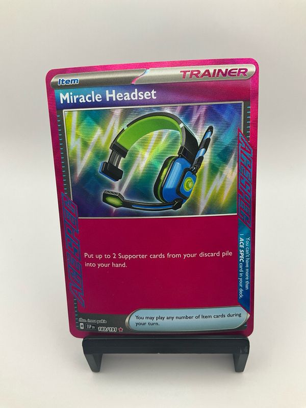 miracle headset pokemon card Pokemon TCG Black & White Noble Victories Booster Packs main image 0