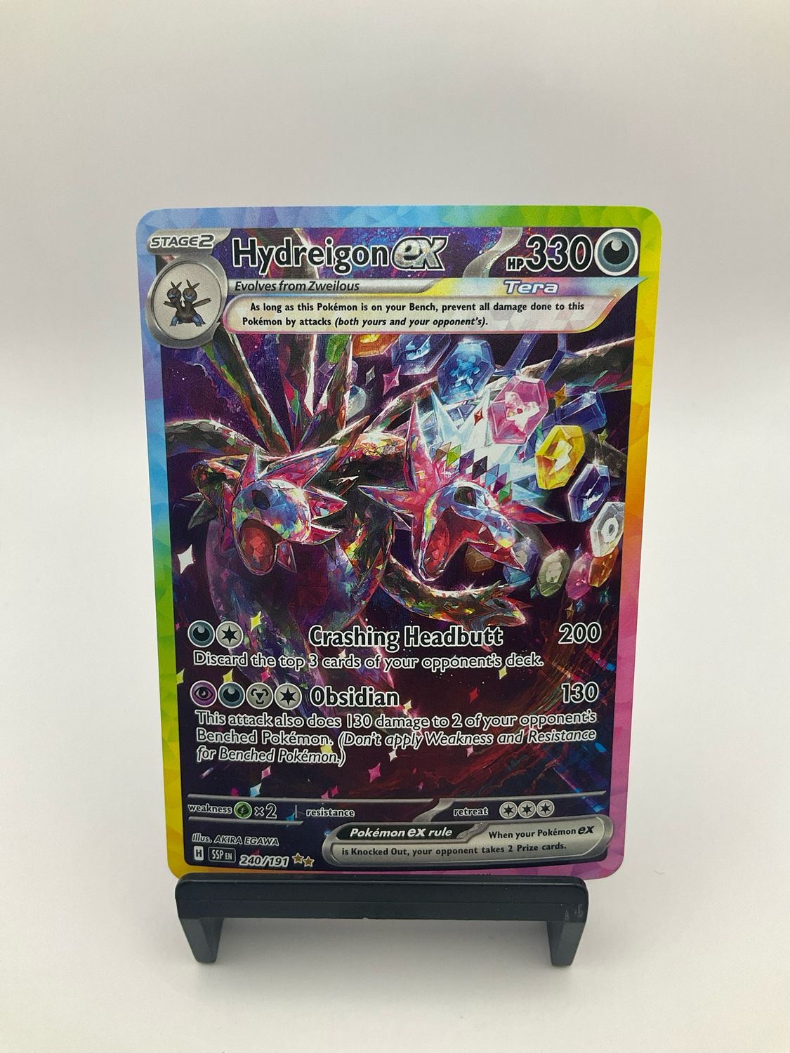 Hydreigon Ex 240/191 Pokemon Surging Sparks Special Illustration Rare