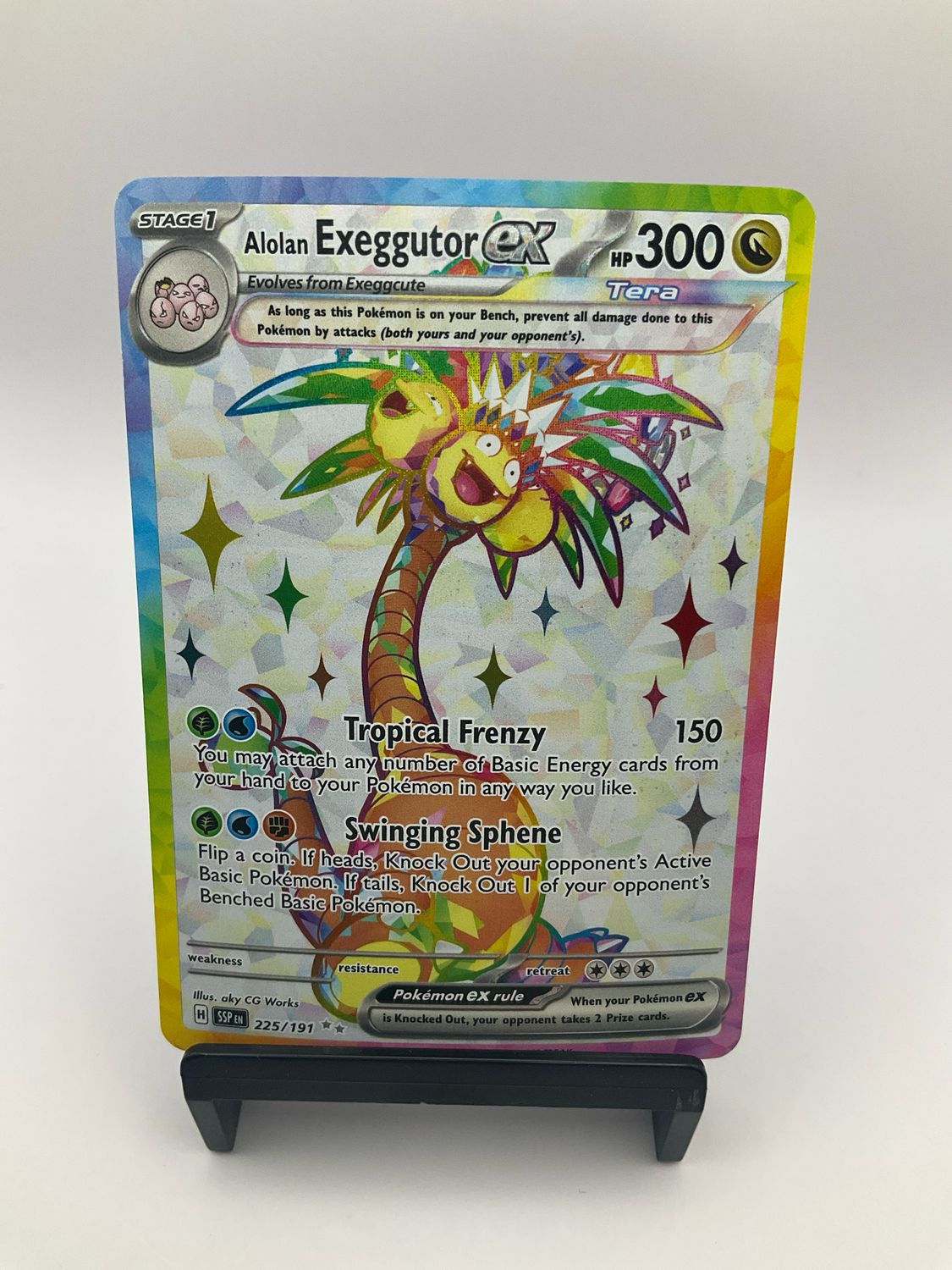 Alolan Exeggutor EX 225/191 Surging Sparks Full Art