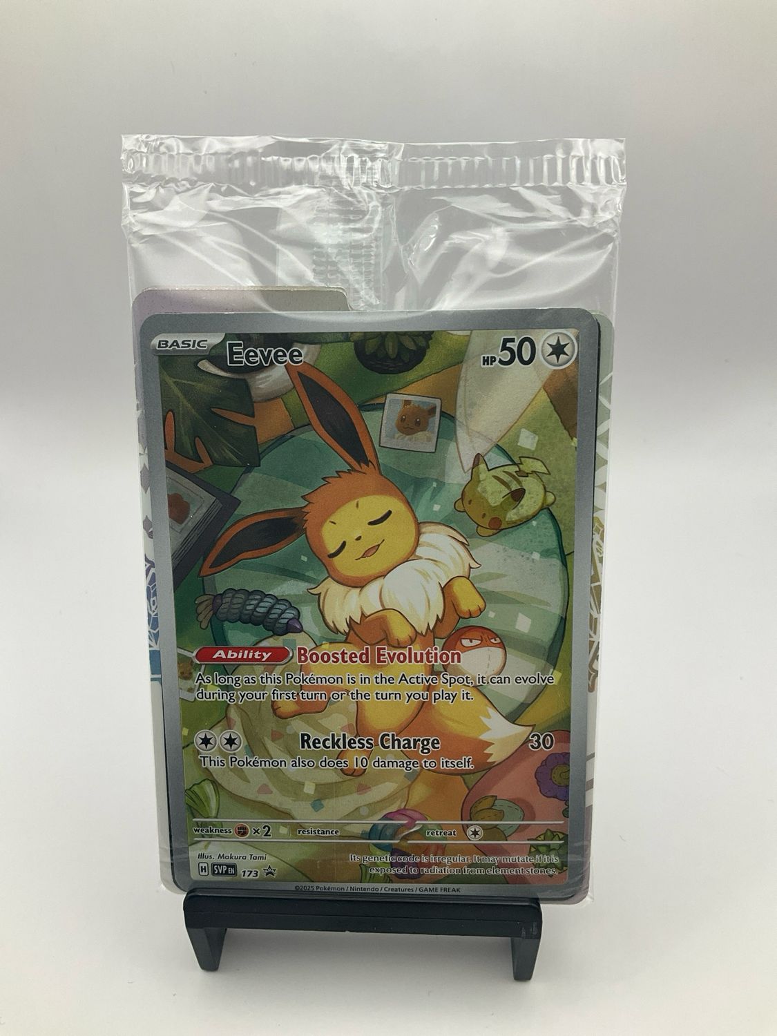 Pokemon Eevee Black Star Promo SVP en 173 Prismatic Evolutions SEALED