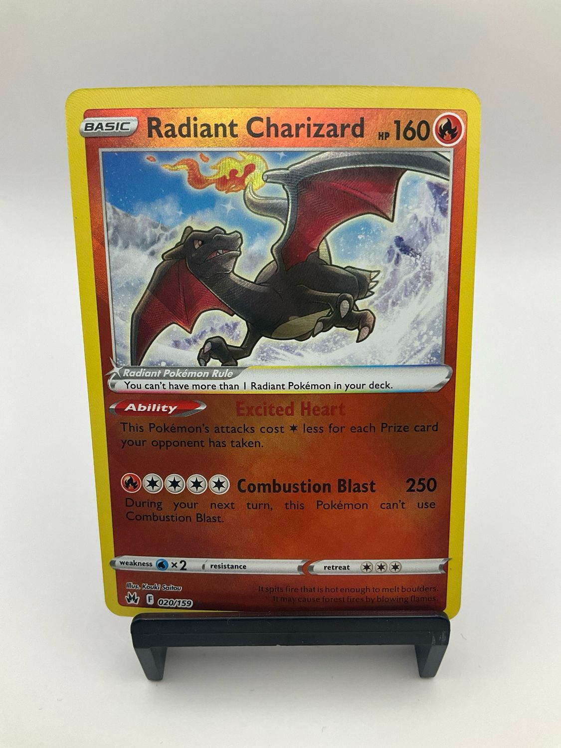 Radiant Charizard Crown Zenith 020/159