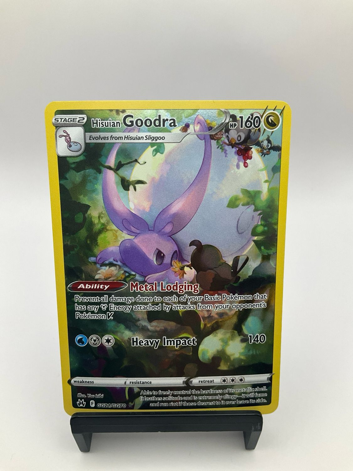 2023 Pokemon Crown Zenith Goodra Galarian Gallery #GG21/GG70