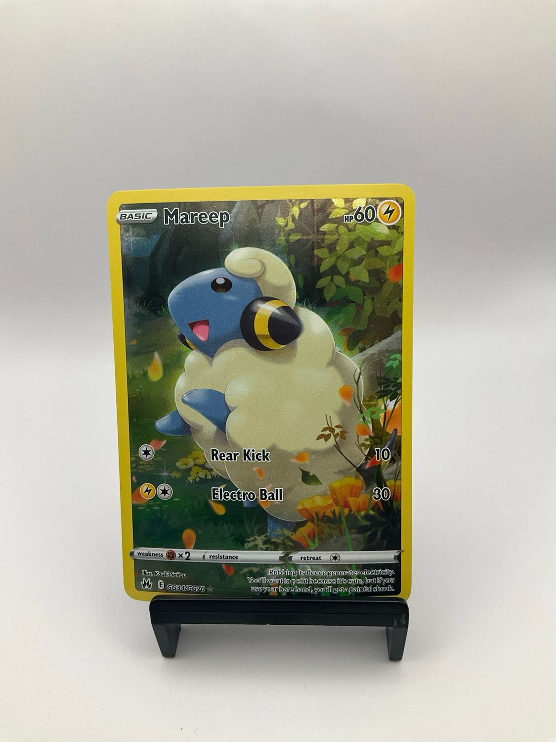 Mareep Pokemon Crown Zenith Galarian Gallery GG34/GG70