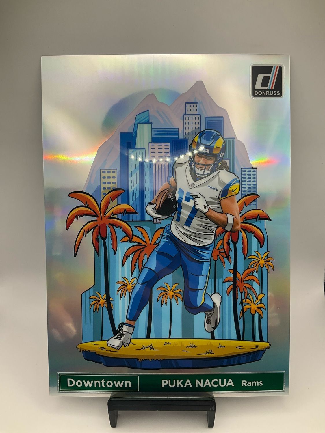 2024 Donruss #20 Puka Nacua #20 Downtown! 5x7