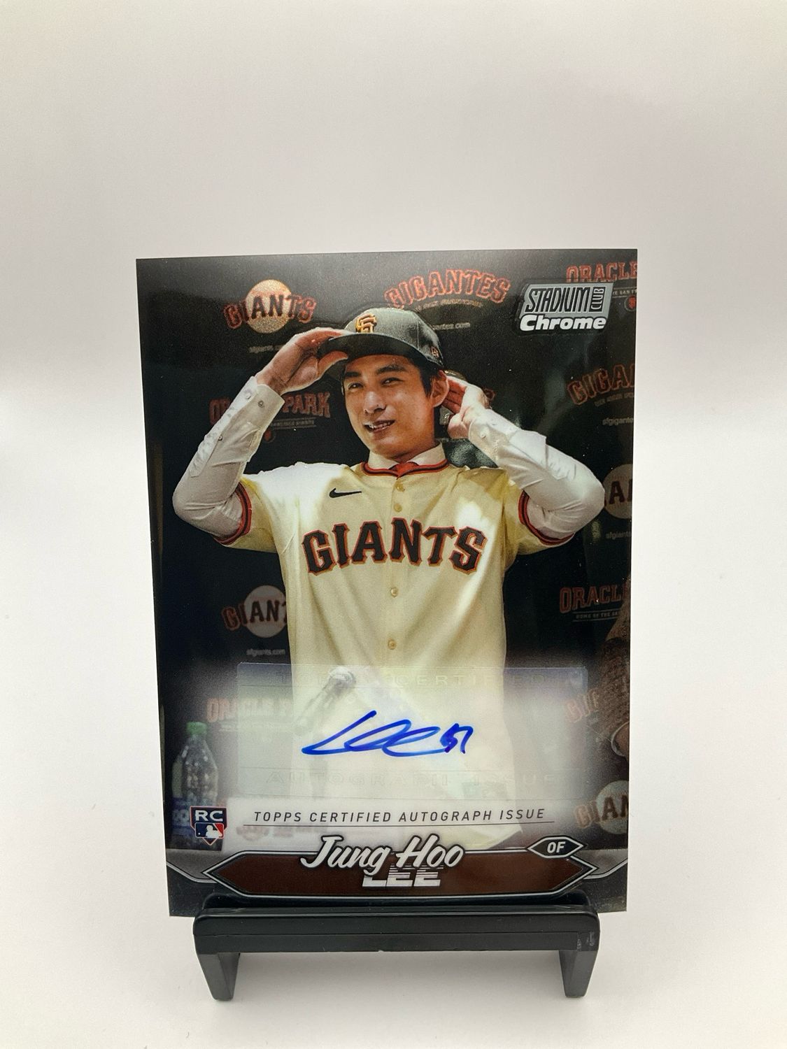 Jung Hoo Lee 2024 Stadium Club Chrome Rookie Auto #SCCA-JHL