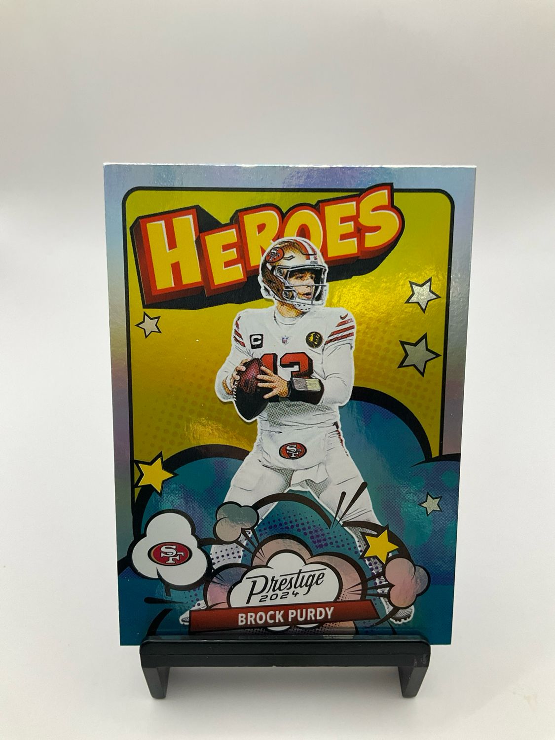 Brock Purdy 2024 Panini Prestige Heroes No 9