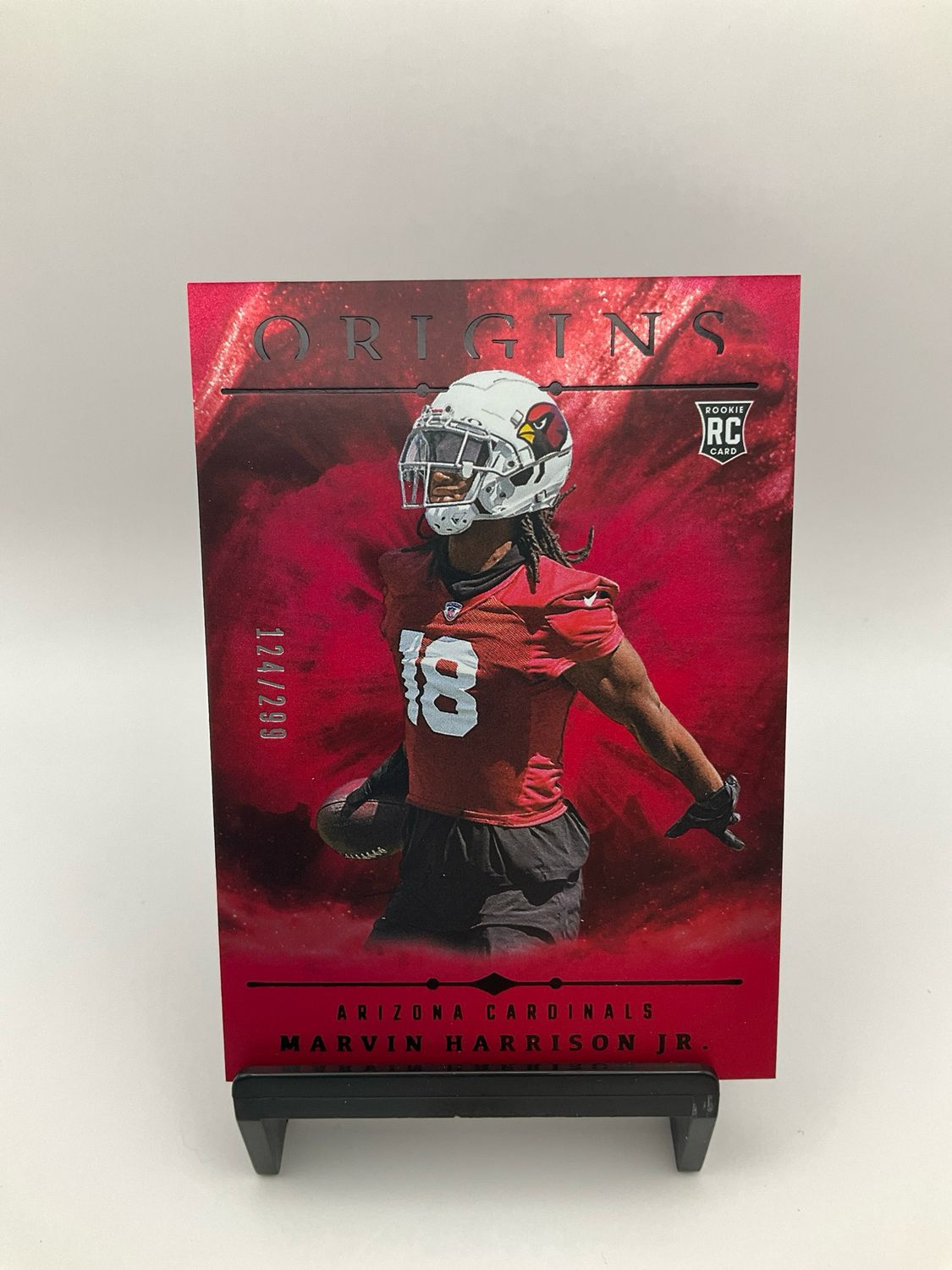 2024 Panini Origins Marvin Harrison Jr. #148 Holo Red RC 124/299