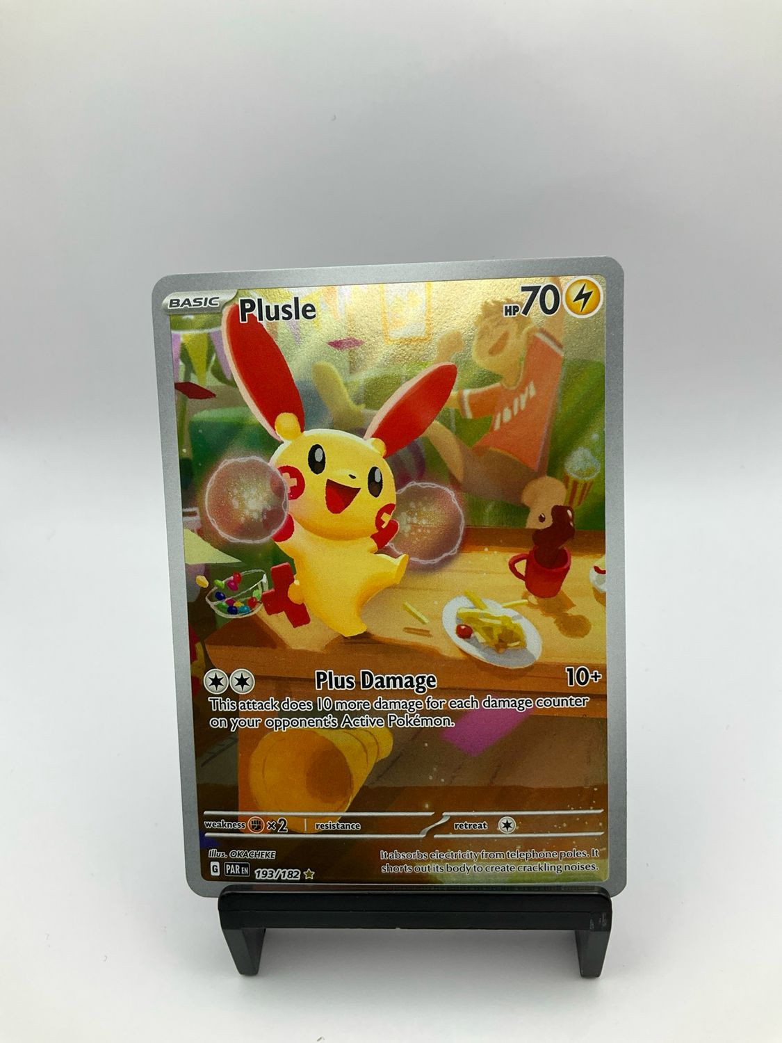 Plusle 193/182 Illustration Rare Pokémon Paradox Rift
