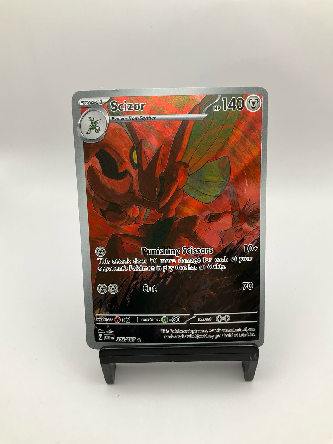 Scizor 205/197 Sv03: Obsidian Flames Holo