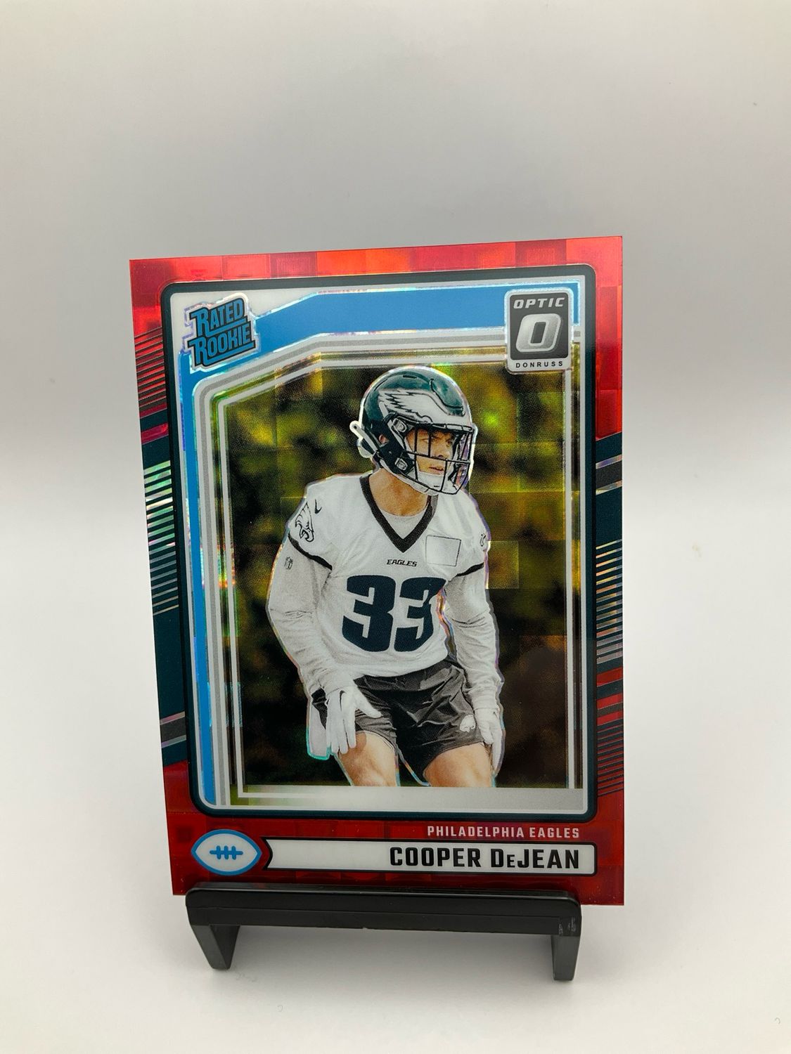 Cooper DeJean Red Pandora Rated Rookie 2024 Panini Donruss #305