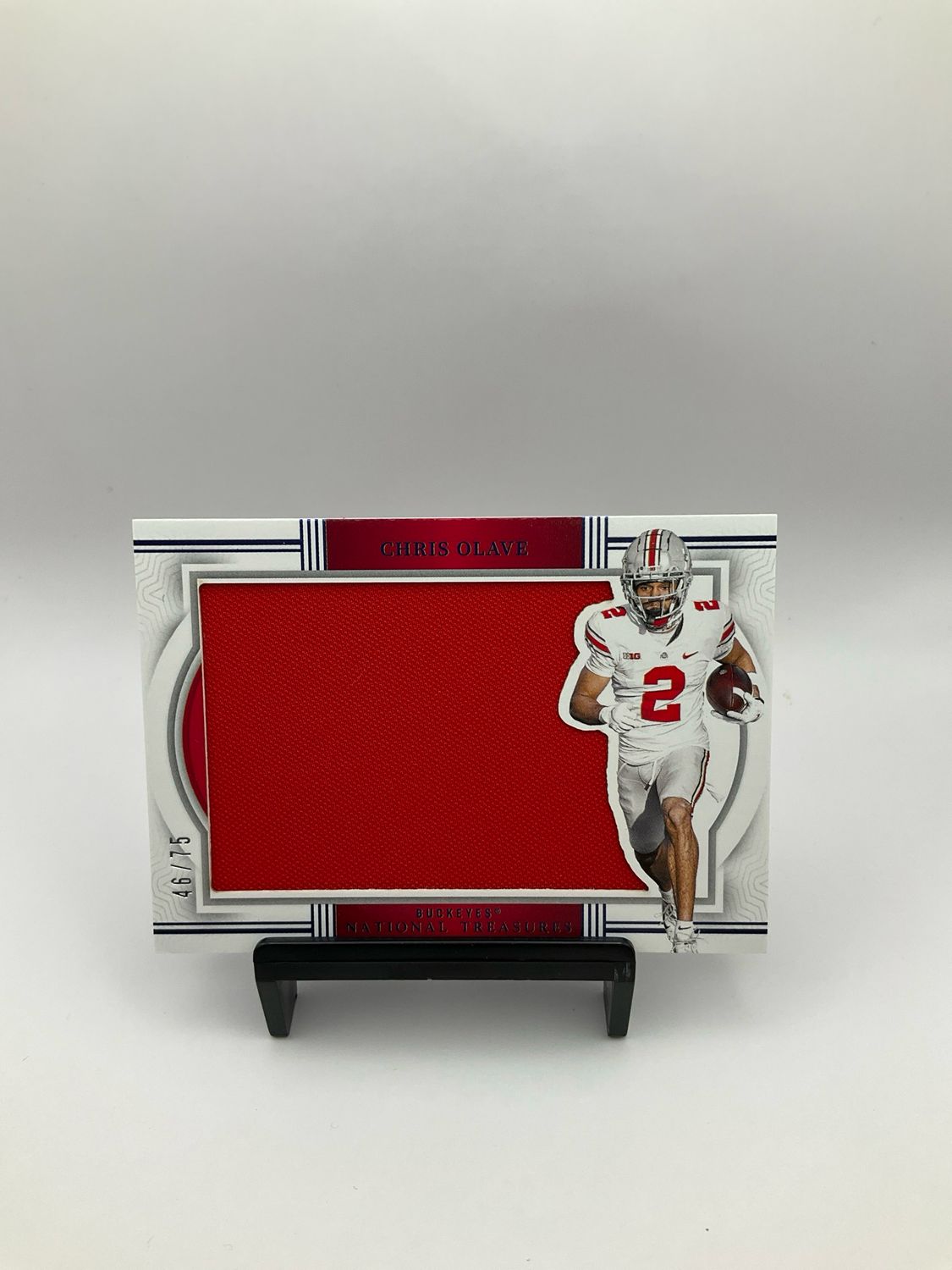2024 Panini NT Collegiate Chris Olave Rookie Jersey Patch 46/75