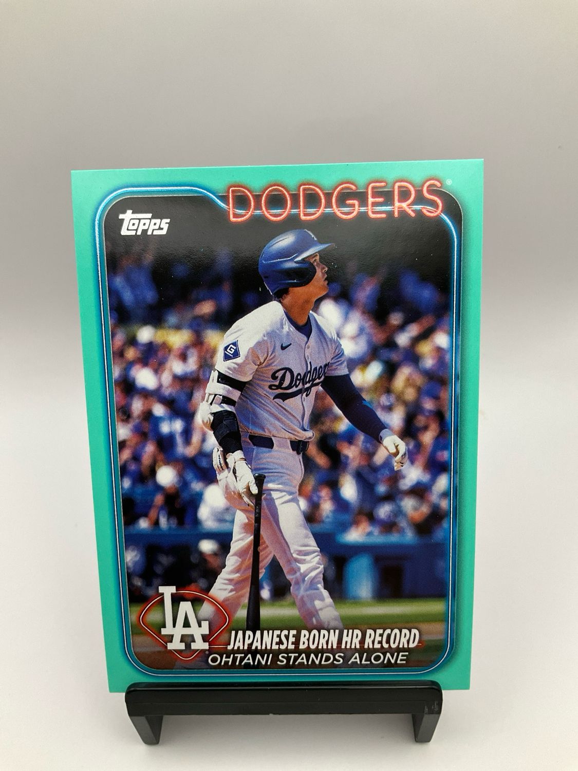 2024 Topps Update Japanese Born HR Record - Ohtani #US123 Aqua