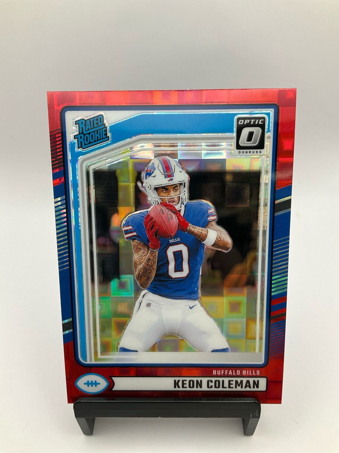 2024 Panini Donruss Optic #358 Keon Coleman RC Red Pandora
