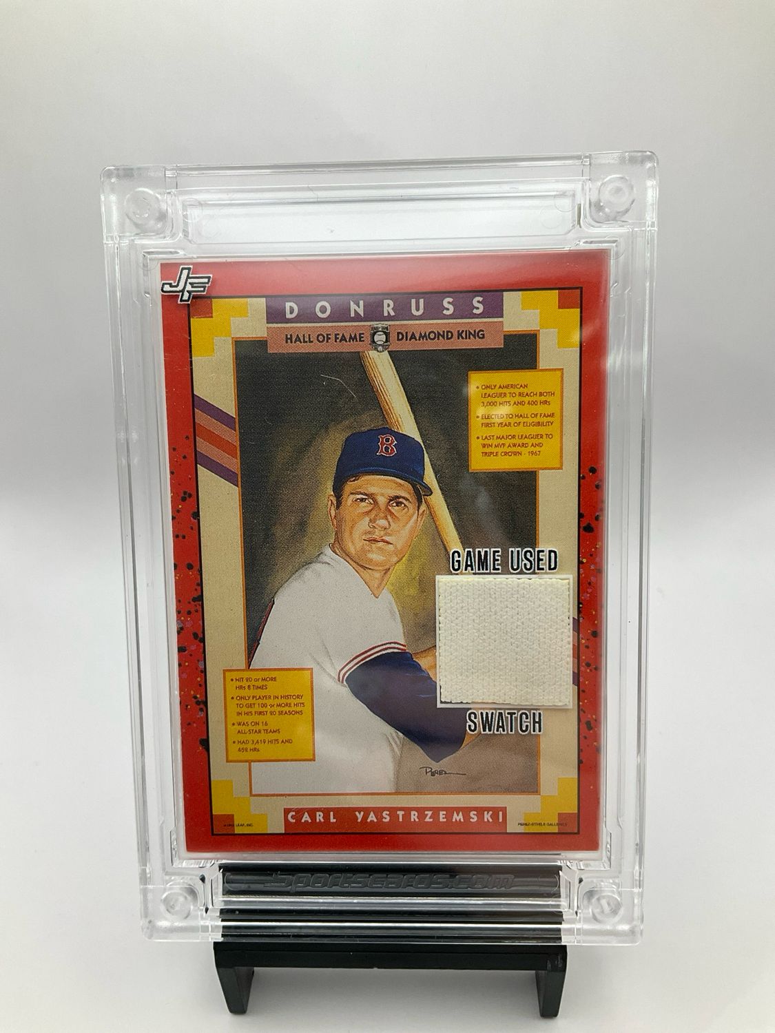 Jersey Fusion/ Donruss Boston Red Sox CARL YASTRZEMSKI Game Used Swatch